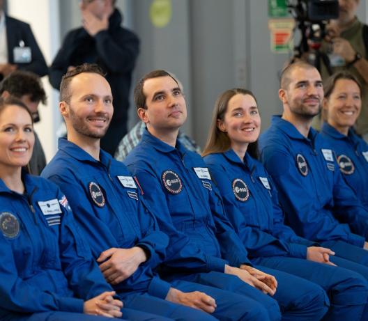 De nieuwe Europese astronauten