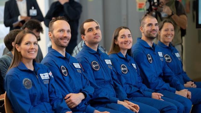 De nieuwe Europese astronauten
