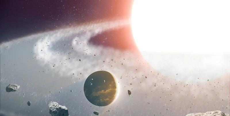 Artistieke impressie exoplaneet