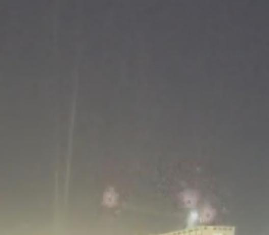 Vuurbol boven Zuidrand